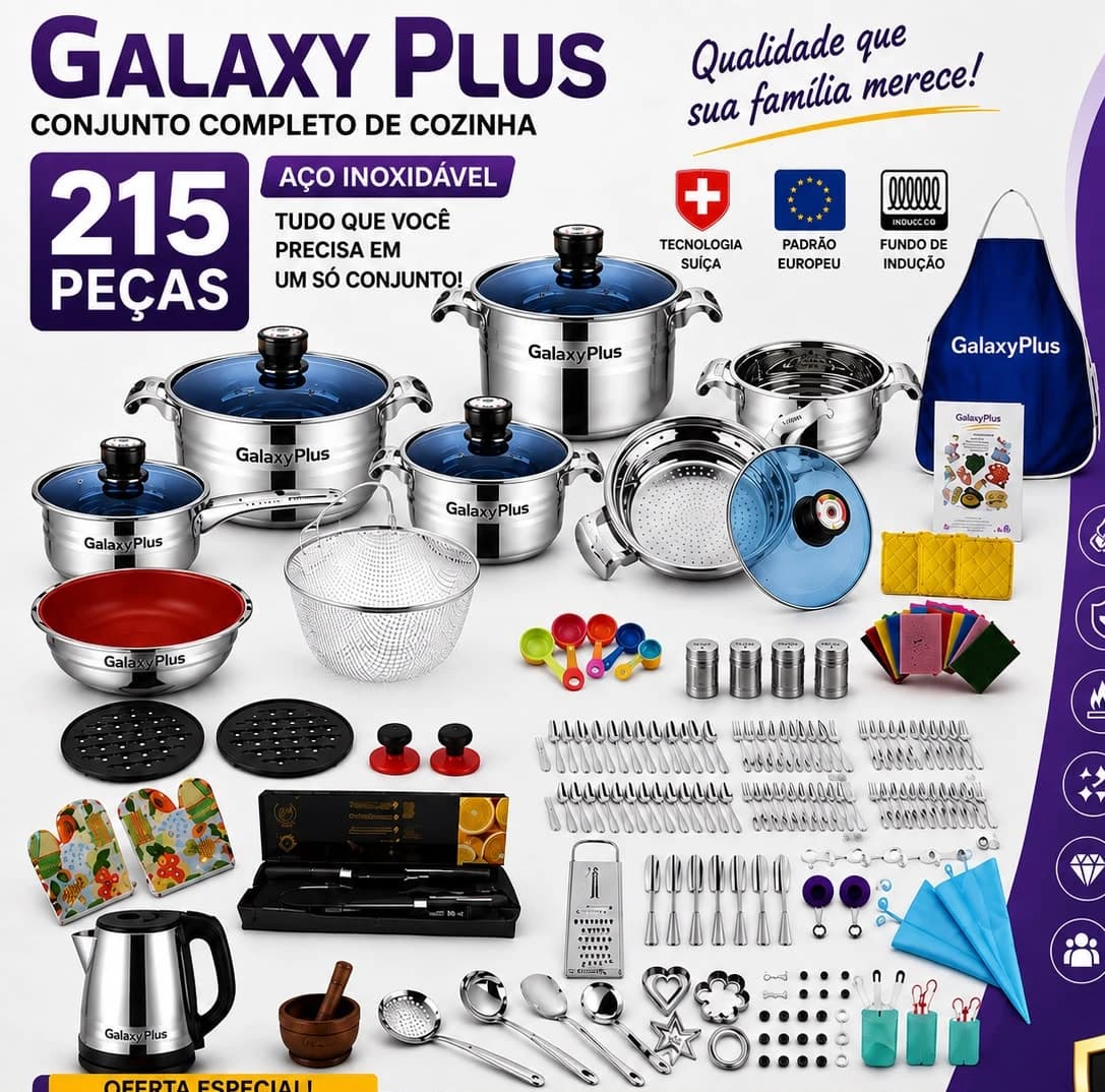 Panela Galaxy Plus 215 PCS